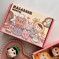 [Macaron Packaging Box] Macaron Packaging Box Dakwaz Snowflake Crisp Nougat Madeleine Gift Box Cooki