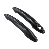 Gracekarin sợi cacbon màu đen bọc tay nắm cửa 2 cái cho Mini Cooper S R50 R53 R55 Series mới