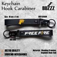 GANTUNGAN FREE FIRE KEYCHAIN - KEYCHAIN FF - FREE FIRE CARABINER - FREE FIRE KEYCHAIN