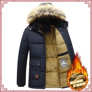 Hitchie Man Winter Snow Cold Down Jacket Men Woman Fleece Coat Baju Sejuk Tebal Lelaki Parka Korean 