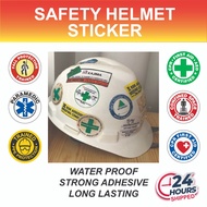 Safety Helmet Sticker for Construction Site