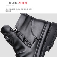 Winter Martin boots men's high-top plus cashmere tactical military boots Korean version of the wildwinter Martin boots men's high-top with velvet tactical military boots Korean sty