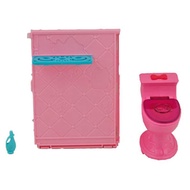 Replacement Parts for Barbie Dream House Playset - X7949 ~ Includes Pink Bathroom Shower Wall with S
