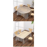 Disposable table plastic cloths cover 160*160cm