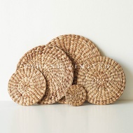 Byhand Limited Water Hyacinth Coaster / Place Mat Placemat - Aesthetic Home Decor / NATA MAT