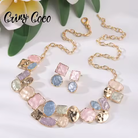 Cring Coco Necklaces High Quality Women's Neck Chain Choker New in Jewelry Pendant Necklace Birthday