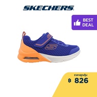 Skechers สเก็ตเชอร์ส รองเท้าเด็กผู้ชาย รองเท้าผ้าใบ Boys Microspec Max Gorvix Shoes - 403773L-RYOR Skech-Air Lightweight