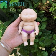 AENEH Squeezing Doll Toy, Palm Reborn Doll Simulation Baby Palm Doll, Baby Reborn Trumpet Black Cute