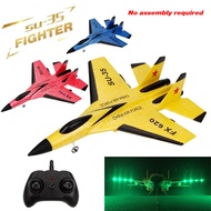 RC Plane SU35 2.4G With LED Lights Aircraft Remote Control Flying Model Glider Airplane F22 FX820 FX