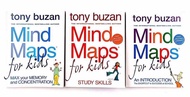 Mind Maps for kids 3 books set full-colors by tony buzan