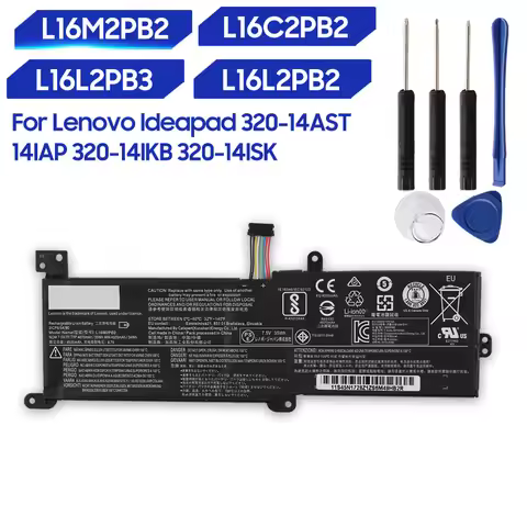 Battery L16M2PB1 L16L2PB2 L16C2PB2 L16L2PB1 L16M2PB2 For Lenovo ldeapad 320-14AST 14IAP 320-14IKB 32