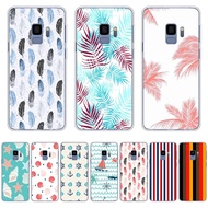 A38-Colorful theme soft CPU Silicone Printing Anti-fall Back CoverIphone For Samsung Galaxy a6 2018/a8 2018/a8 2018 plus/j6 2018/s9