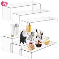 6Pcs U Shape Clear Cupcake Riser Acrylic Display Stand for Figure Cosmetic Tumbler Food SHOPSKC8565