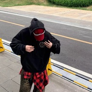 C6H9 GRAILZ PROJECT G/R 24SS Distressed Washed Badge Hooded Sweatshirt Jacket Hoodie