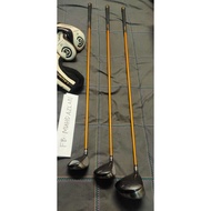 Cleveland Golf Titanium Launcher Driver 3&5 Fairway Wood Fujikura Regular 55gm Shaft
