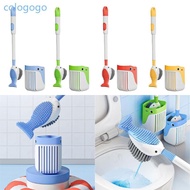COLO Cartoon Whale Toilet Brush Holder Bathroom Toilet Bowl Dispenser Liquid Brush