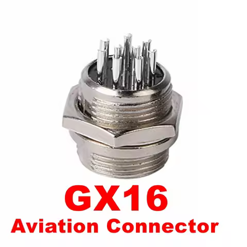 1 pcs GX16 2P 3P 4P 5P 6P 7P 8 9 10 Pin Male Circular Aviation Connector GX 16 Socket & Plug Aviatio