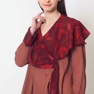 Blouse tenun endek Bali warna alam