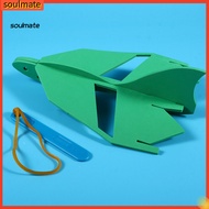 soulmate|  Educational Airplane Toy Stunt Airplane Model Diy Stunt Catapult Airplane Toy Kit Handmad