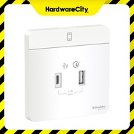 Schneider Electric AvatarOn USB charger type A + C 2.1…3 A White