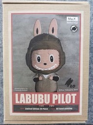 (罕有) 龍家昇 kasing Lung / 限量20 “ Labubu Pilot “ art toys 雕塑