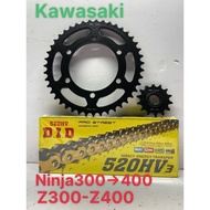 Ninja sprocket 300 400 650 z300 z400 z650 z800 z900 z1000