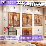 【NEST】Next Day Delivery Box Pro | 65/75cm Adult Foldable Wardrobe Cabinet Drawer Closet Organizer Cl