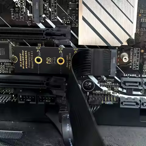 M.2 NVME NGFF M-Key SSD Extension Cable NGFF M-Key PCIe4.0 SSD Extention Card M.2 SSD PCI-Express 4.