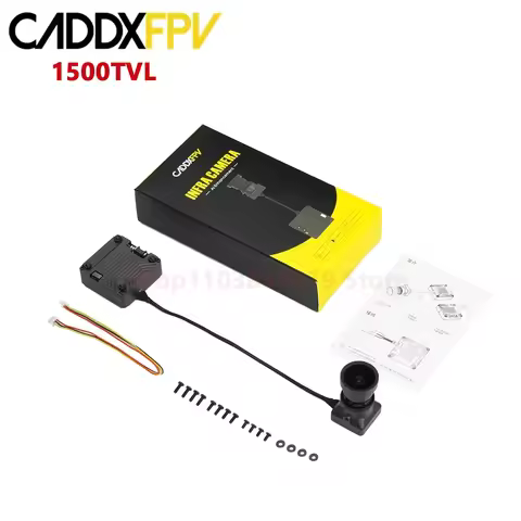 CADDX Analog VTX Kit Infrared Camera No Light Night Vision 1500TVL 131° FOV for FPV Drones