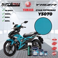 [Yamaha Y15ZR] SUPRAMAX Aerosol Spray 2K Paint/ Motor Body Touch Up Paint| Cat Motor| Y5070 CYAN PET