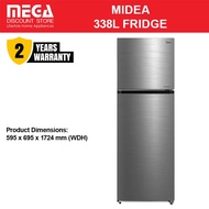 MIDEA MDRT489FGX46 338L 2-DOOR FRIDGE (3 TICKS)