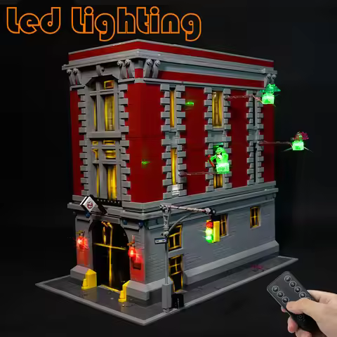 Lighting Set For Lego 75827 Firehouse Headquarters Ghostbusters Station Not Include Building Blocks 