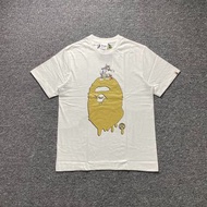 BAPE & TOM AND JERRY 貓和老鼠聯名 溶解猿人頭短袖T恤