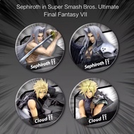 FF7 Final Fantasy 7 Saffie Rose Claude Bar Badge Star Smash Bros. Badge Bag Ornaments