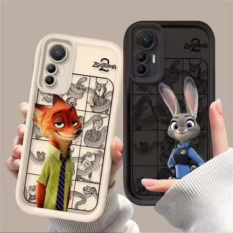 Zootopia 2 Judy Nick Case For Xiaomi Poco X7 X6 X5 X3 NFC F7 F6 F5 F3 M7 M6 Pro 4G 5G Mi 12 11 Lite 