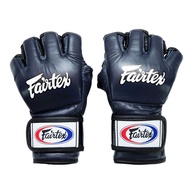 Fairtex Sparring Gloves FGV12 Open Thumb Navy blue  ( S,M,L,XL ) Genuine Leather MMA Gloves K1 MMA K1  สนับมือเเบบเปิดนิ้ว สีน้ำเงิน แฟร์แท็ค