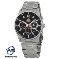 Orient Sports Chronograph Quartz RA-KV0001B Men’s Watch(Silver)