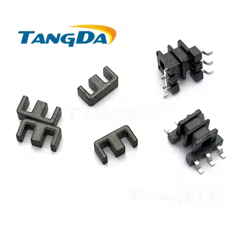 TANGDA EE5 SMD EE Bobbin magnetic core+skeleton 3+3 pin double-groove 2 groove Transformers horizont