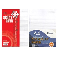 Exam sheet/Foolscap Paper 480 Sheet 70gsm/Test Pad Quality Paper A4/Kertas Kajang/Single Line/单线纸