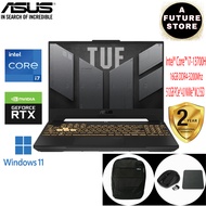 Asus TUF F15 FX507V-U4LP030W 15.6" FHD 144Hz Gaming Laptop Mecha Gray ( I7-13700H, 16GB, 512GB SSD, RTX4050 6GB, W11 )