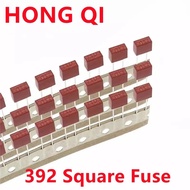 20PCS type 392 square tube fuse T500MA0.5A/T1A/1.25A/1.6A/2A/3.15A/4A/5A/6.3A/8A/10A/15A250V slowly 