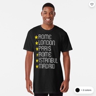 6 Times Liverpool T-Shirt BLACK