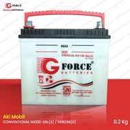 GFORCE NX100-S6LS / 55B24LS (55 AMPERE) - AKI MOBIL -SPAREPARTVIN