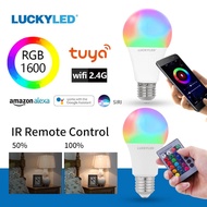 Smart WIFI Led Light Bulb RGBW E27 B22 Smart Home RGBW Bluetooth Lamp Color Compatible with Alexa go