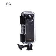 ซองกันน้ำ45เมตรสำหรับกล้องแอคชั่นแคมเมรา Insta360 X5เคสดำใต้น้ำกันกระแทกเคสป้องกัน360 ° เคสดำน้ำที่ม