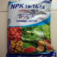 Pupuk NPK Pak Tani Mutiara 16-16-16 1kg 1 kg Penyubur Daun Buah Bunga