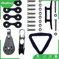 [Ababixa] Marine Boat Kayak Canoe Anchor Trolley System Pulley Pad Eyes Screw nuts