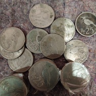 duit koin 25rupiah 1971