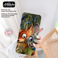 ITEL A26 Case - Cute Cartoon Fashion Case - Pro Camera Softcase - ITEL A26 Casing - TPU Silicone - I