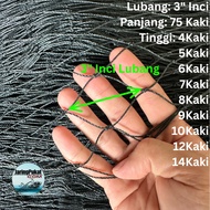 PE Agricultural Net Chicken/ Fence Hole 3" Inch, Height 4 Feet, 5 Feet, 6 Feet, 7 Feet, 8 Feet, 10 F